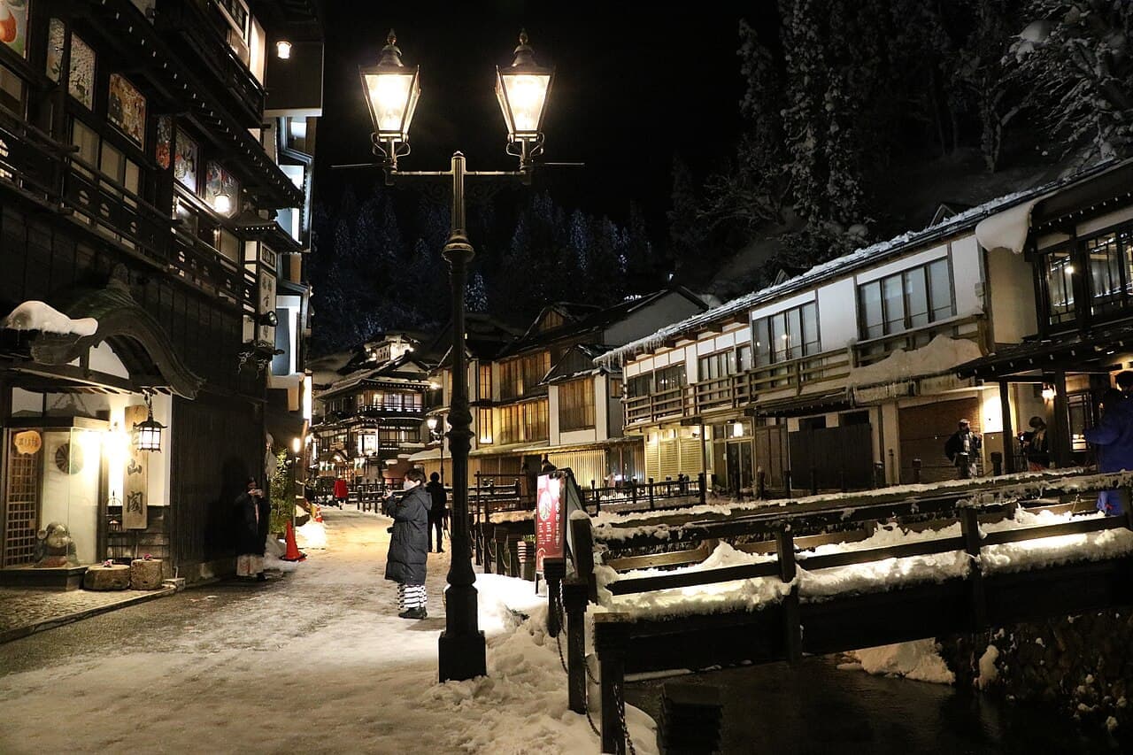 夜の湯町